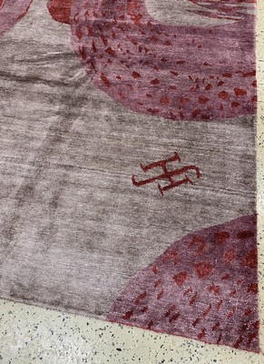 27013656a - Designerteppich sign., Nepal, 21.Jhd, Seideauf Baumwolle, ca. 355 x 400 cm, EHZ: 1-2. ...