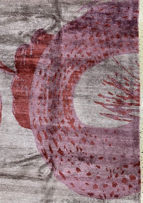 27013656e - Designerteppich sign., Nepal, 21.Jhd, Seideauf Baumwolle, ca. 355 x 400 cm, EHZ: 1-2. ...