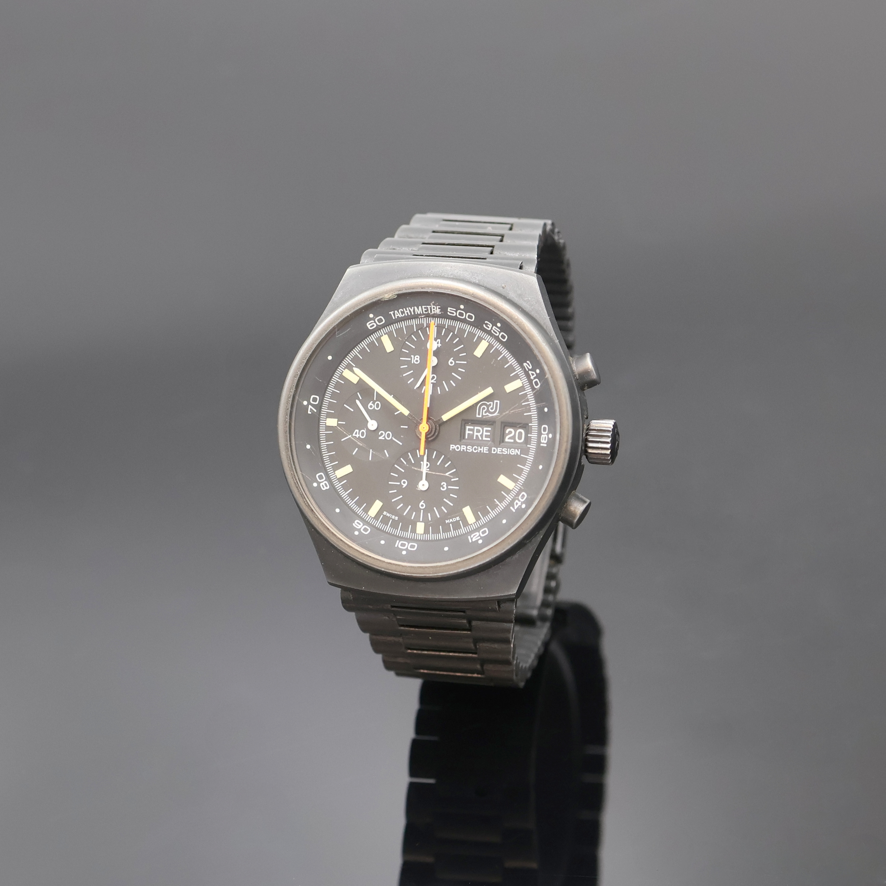 Image 27014041 - PORSCHE DESIGN / ORFINA Herrenchronograph Referenz 7176S, Schweiz um 1990, Automatik, ...