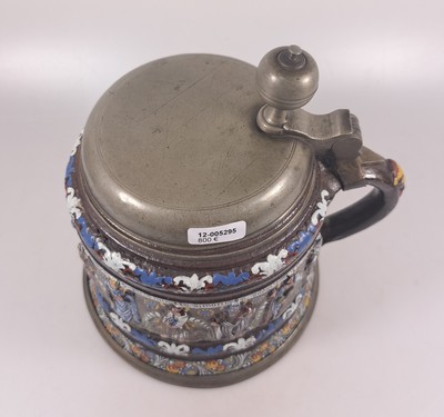 27014170b - Creußener Apostelkrug, Bayern, datiert 1673, Ausführung 17./18.Jh., salzglasiertes ...