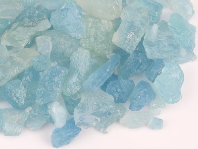 27014375a - Lot lose Aquamarin-Rohsteine, zus. ca. 1037ct, in versch. Größen, Formen und ...