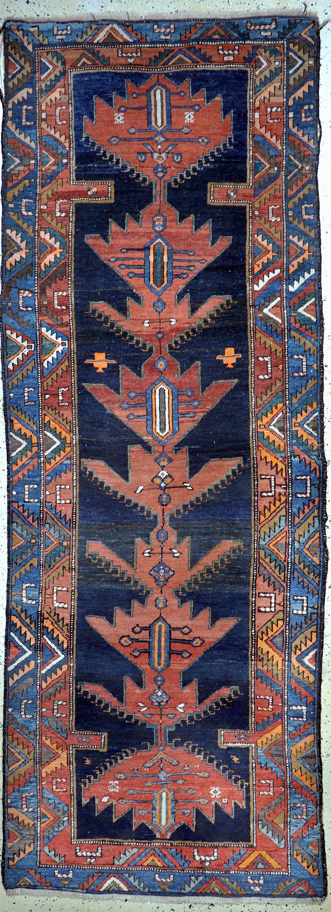 Shahsawan antik, Persien, um 1900, Wolle auf Wolle, ca. 305 x 110 cm, EHZ: 3