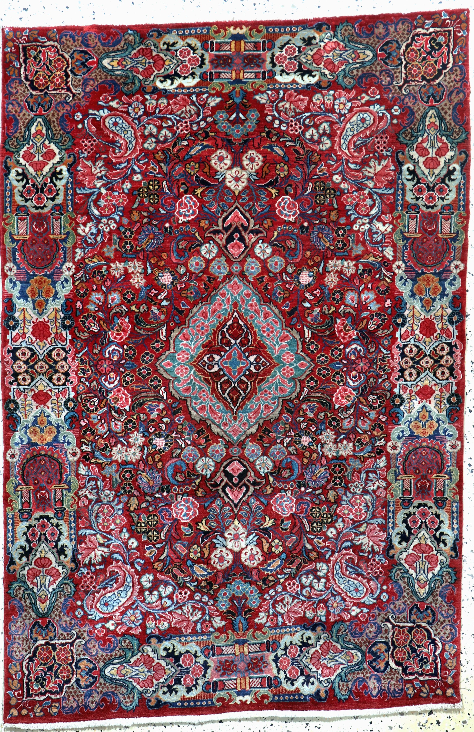 Ghiasabad, Persien, Anfang 20.Jhd., Korkwolle, ca. 155 x 103 cm, EHZ: 1-2