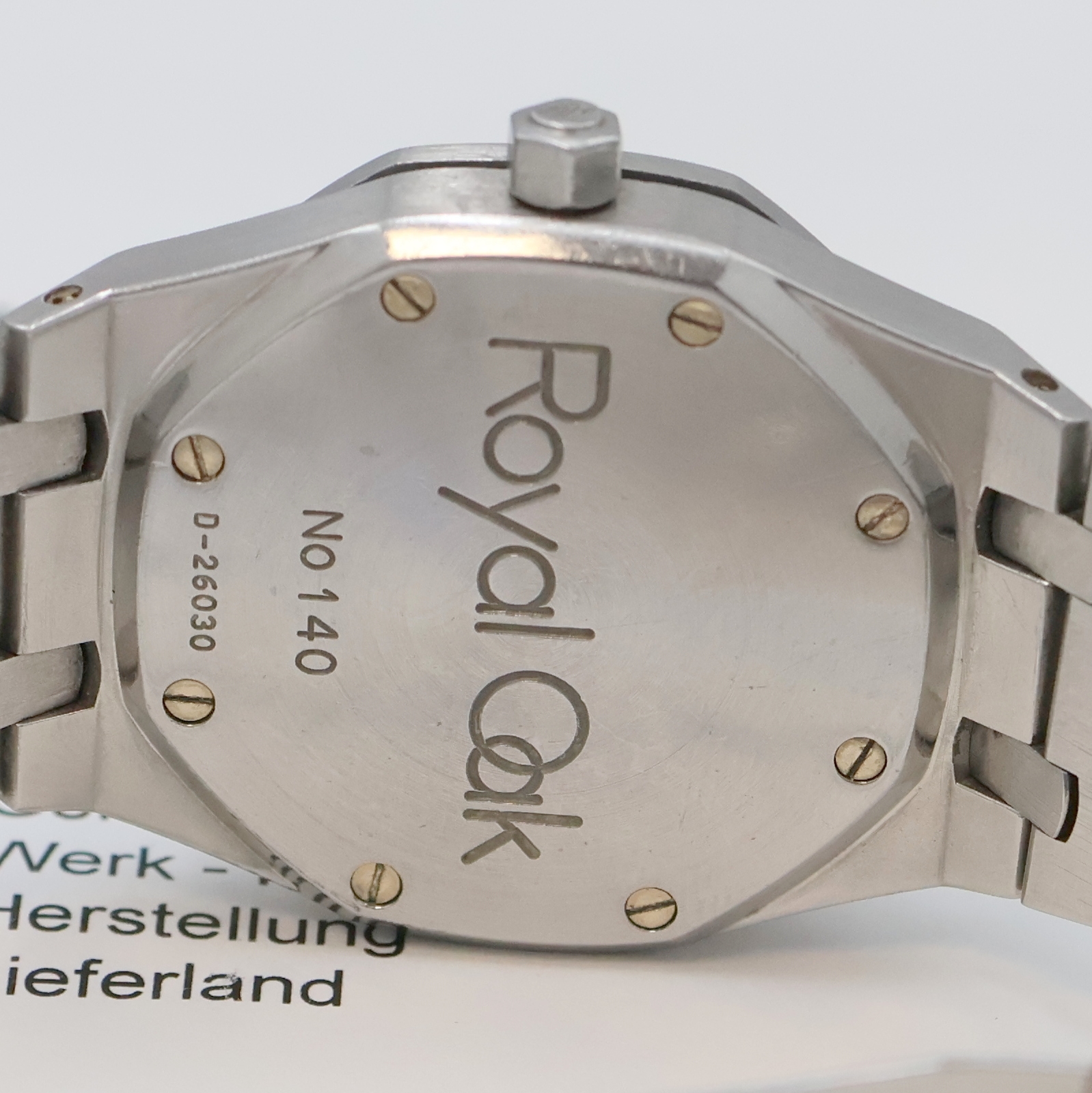 Detail e: AUDEMARS PIGUET Royal Oak Dual Time Herrenarmbanduhr Referenz 25730ST, Schweiz lt. Stammbuchauszug 1995, Automatik, Edelstahlgeh. inkl. orig. ...