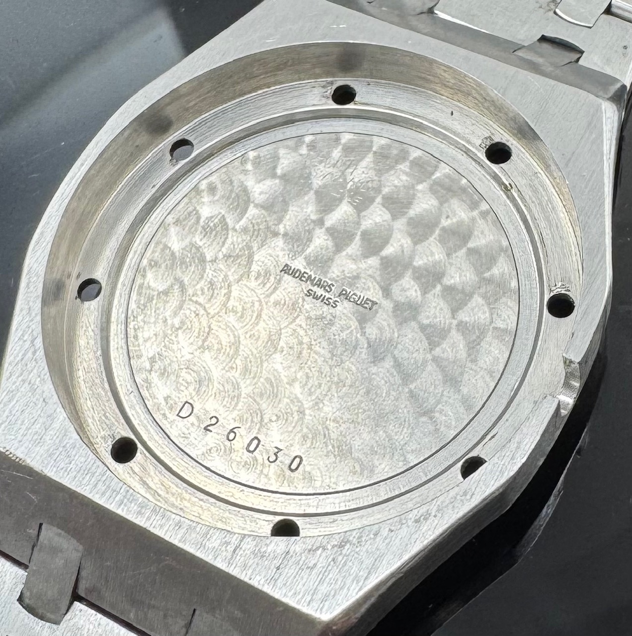 Detail g: AUDEMARS PIGUET Royal Oak Dual Time Herrenarmbanduhr Referenz 25730ST, Schweiz lt. Stammbuchauszug 1995, Automatik, Edelstahlgeh. inkl. orig. ...