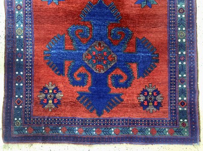 27014510c - Antiker Kazak, Kaukasus, um 1900, Wolle aufWolle, ca. 280 x 155 cm, EHZ: 3