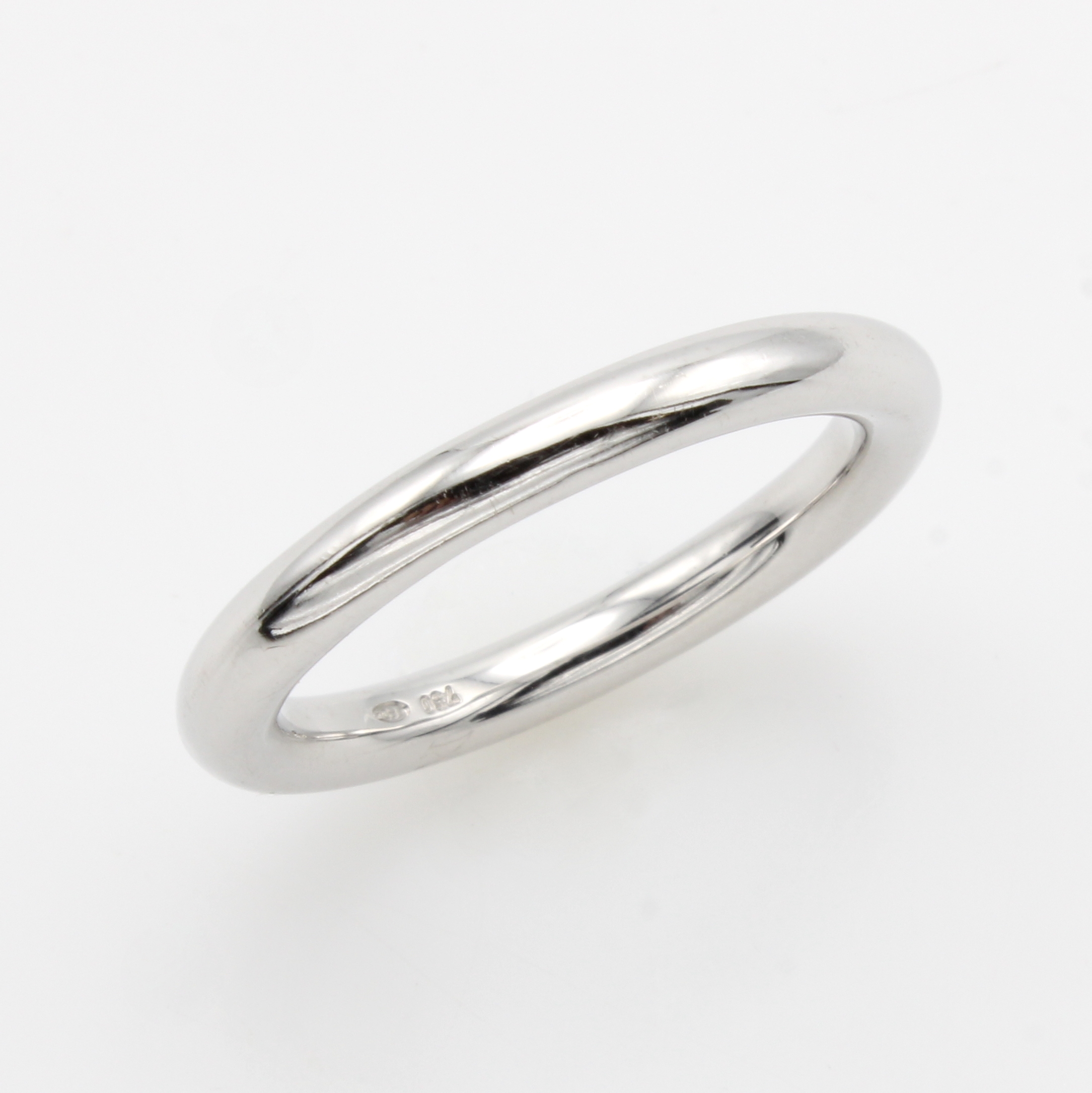 Image 27016548 - Ring, WG 750/000, abgerundete Form, RW ca. 54