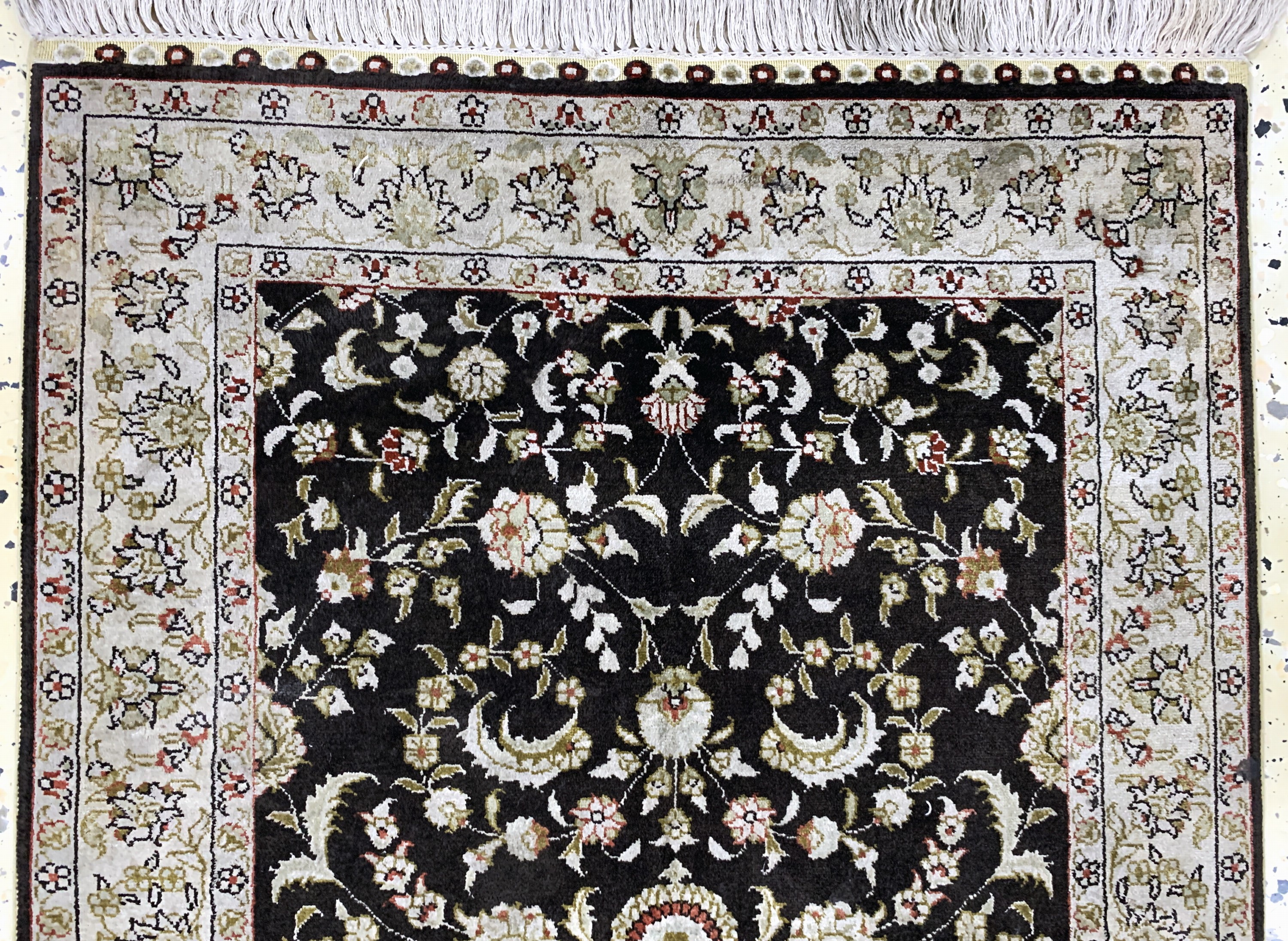 Detail a: 2 Lots Hereke Seide, China, Mitte 20.Jhd, reine Naturseide, ca. 95 x 62 cm, EHZ: 2