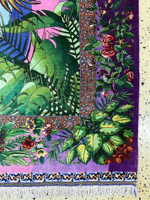 27017024b - Ghom Seide fein Persien, signiert´Bahrami´,Ende 20.Jhd, reine Naturseide, ca. 150 x 98 ...