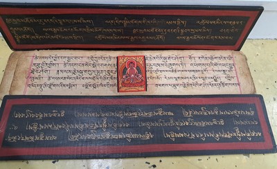 27017034a - Drei Kammavaca, Thailand, 19./20. Jh., heilige burmesische Texte in Pali, 17 ...