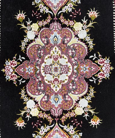 27017055c - Täbriz fein(50 Raj), Persien, Ende 20.Jhd, Korkwolle mit Seide, ca. 155 x 102 cm, ca. ...