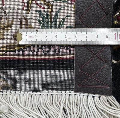 27017055e - Täbriz fein(50 Raj), Persien, Ende 20.Jhd, Korkwolle mit Seide, ca. 155 x 102 cm, ca. ...