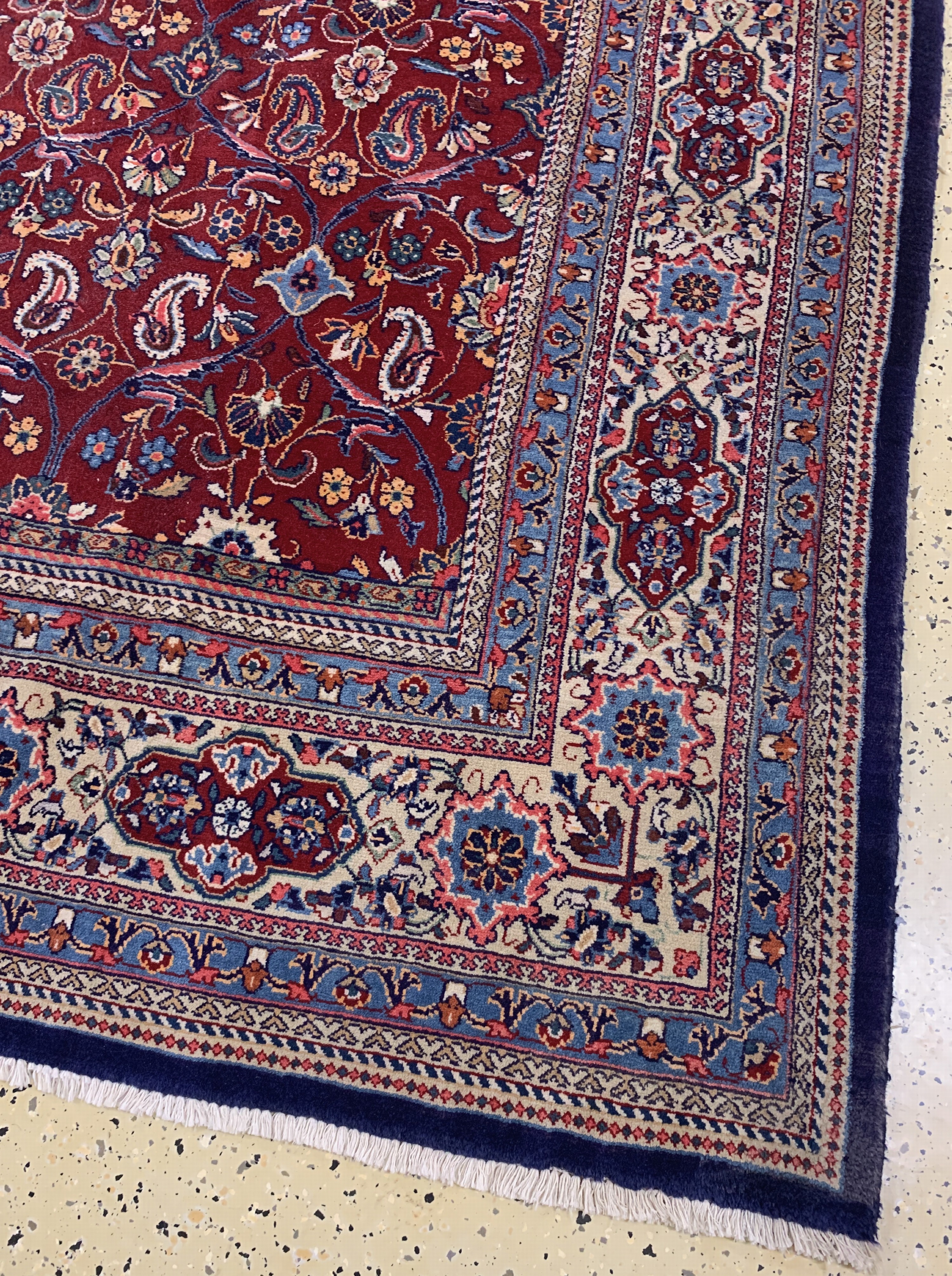 Detail a: Sarogh, Persien, Mitte 20.Jhd, Wolle auf Baumwolle, ca. 330 x 240 cm, EHZ: 2
