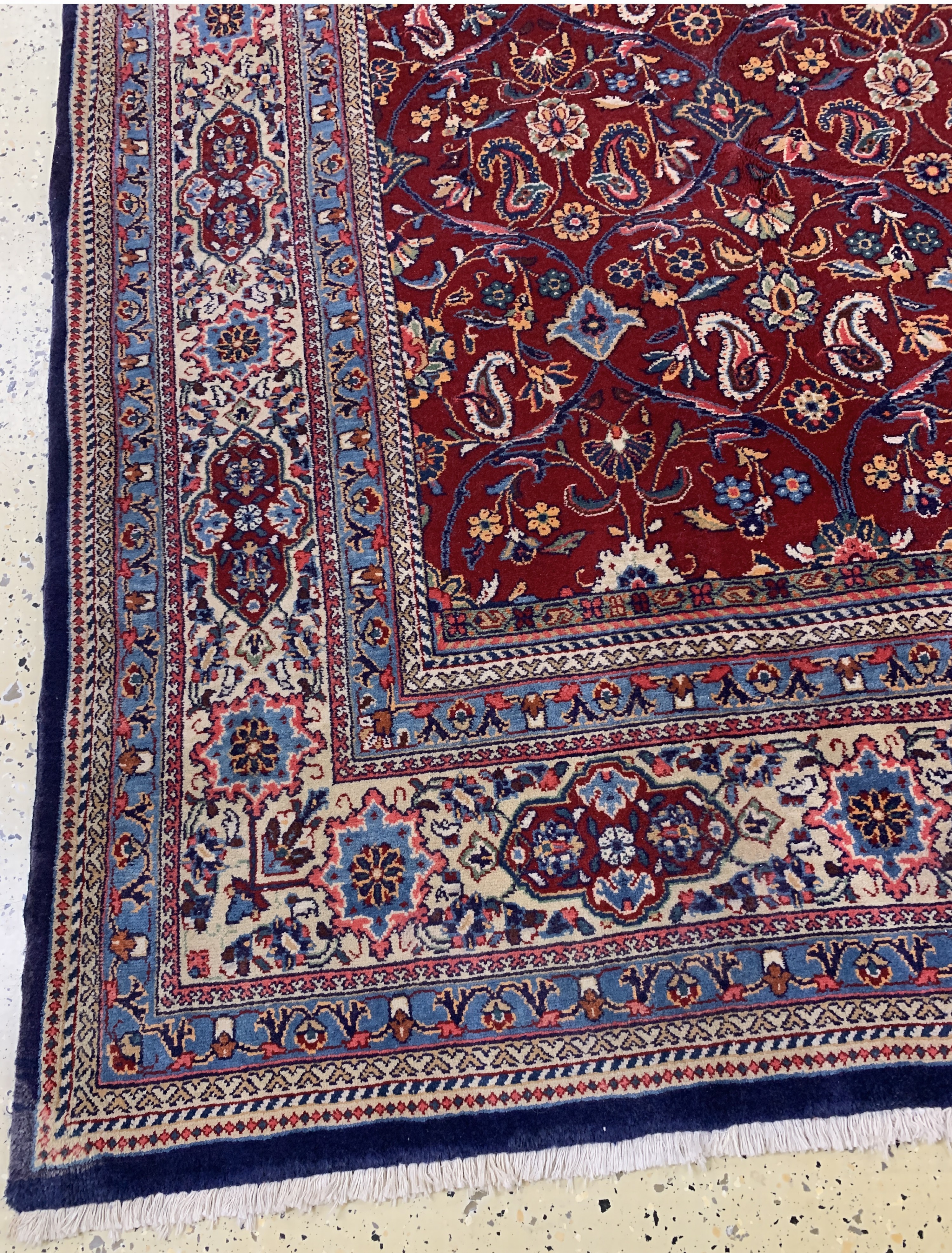 Detail c: Sarogh, Persien, Mitte 20.Jhd, Wolle auf Baumwolle, ca. 330 x 240 cm, EHZ: 2