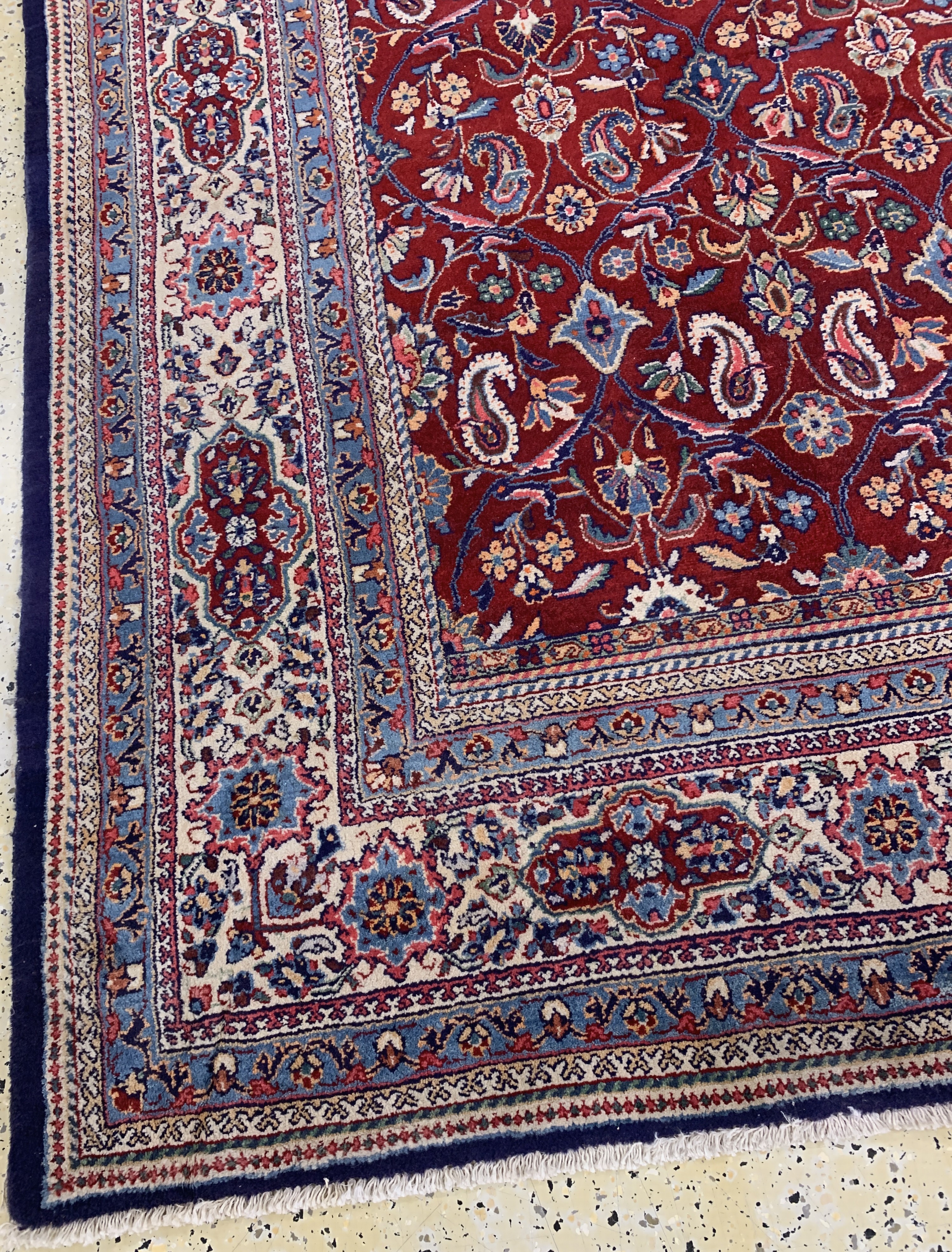 Detail f: Sarogh, Persien, Mitte 20.Jhd, Wolle auf Baumwolle, ca. 330 x 240 cm, EHZ: 2