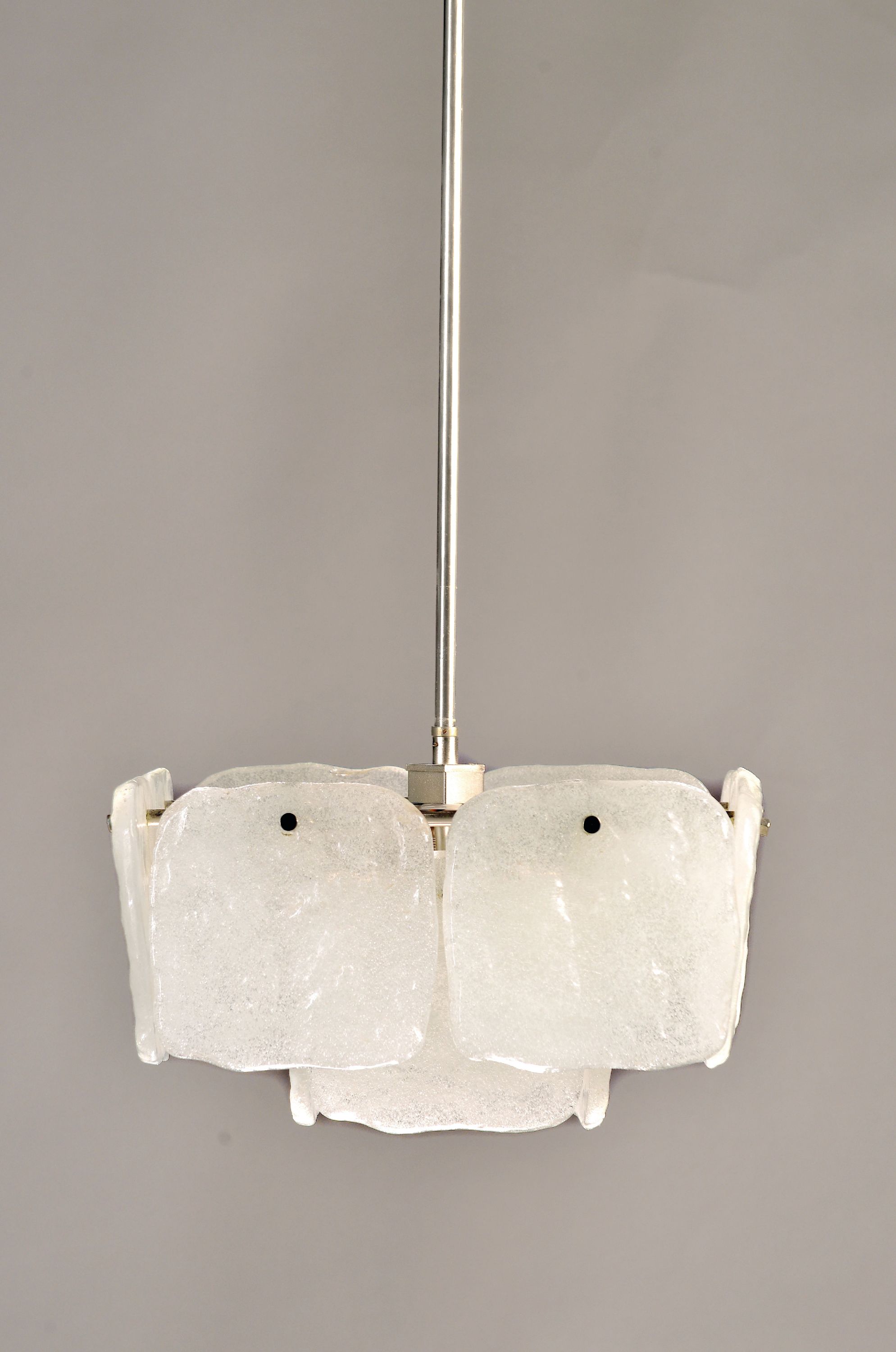 Image 27017514 - Deckenleuchter/Kronleuchter, Entwurf wohl Julius Theodor Kalmar, wohl 60er Jahre, mit ...