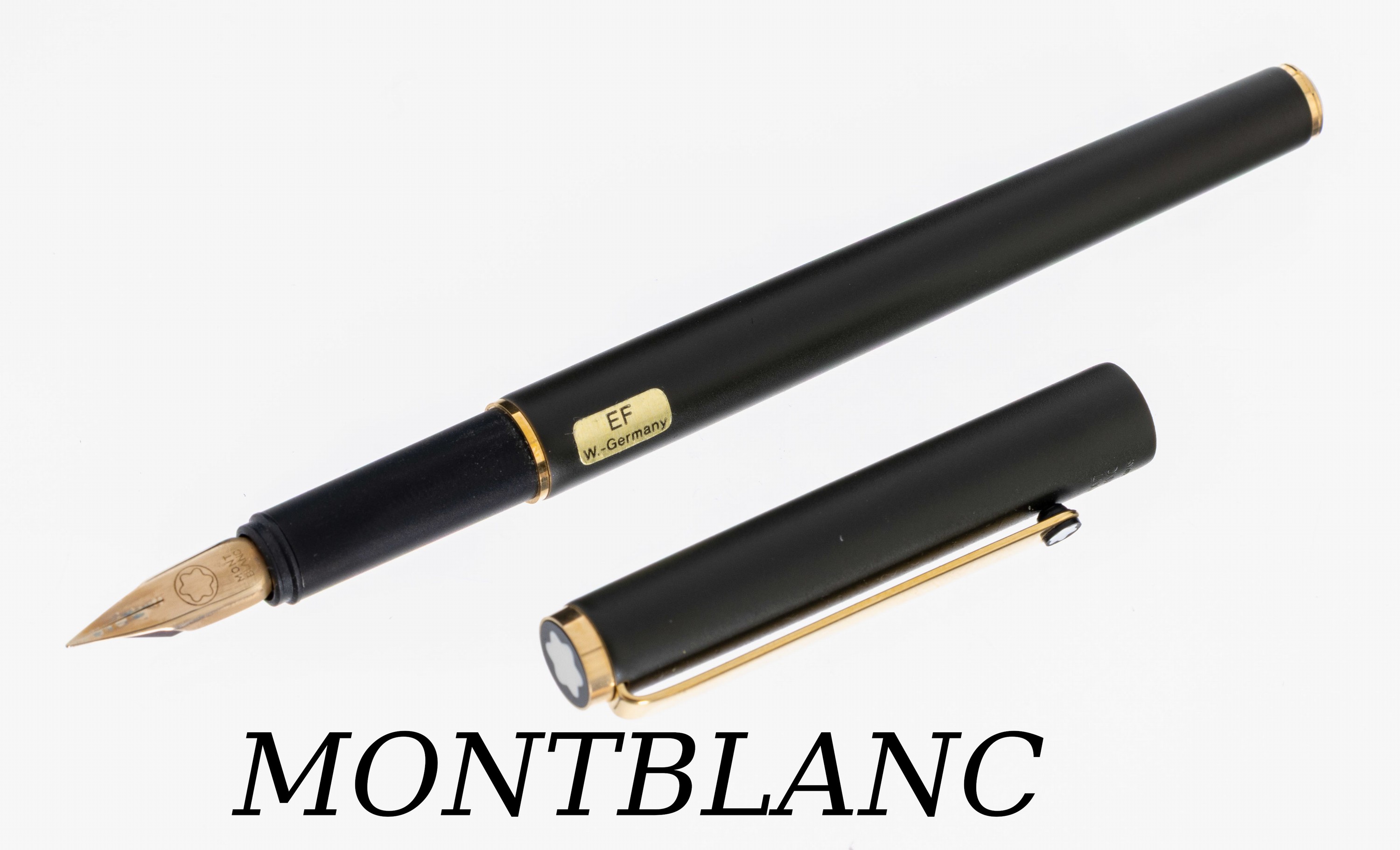 Image 27017993 - MONTBLANC Füllfederhalter, ´Slimline´, olivgrün, matt, Stahlfeder verg., Federstärke ...