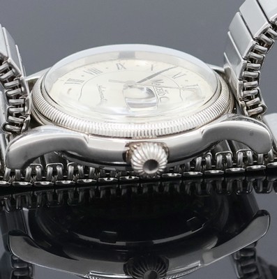 27017976d - MARCELLO C Armbanduhr in Stahl, Schweiz um 2000, Automatik, beids. vergl. Geh., Boden ...