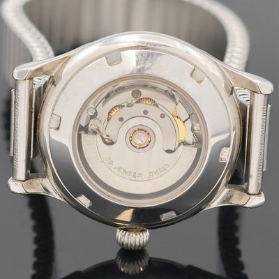 27017976f - MARCELLO C Armbanduhr in Stahl, Schweiz um 2000, Automatik, beids. vergl. Geh., Boden ...