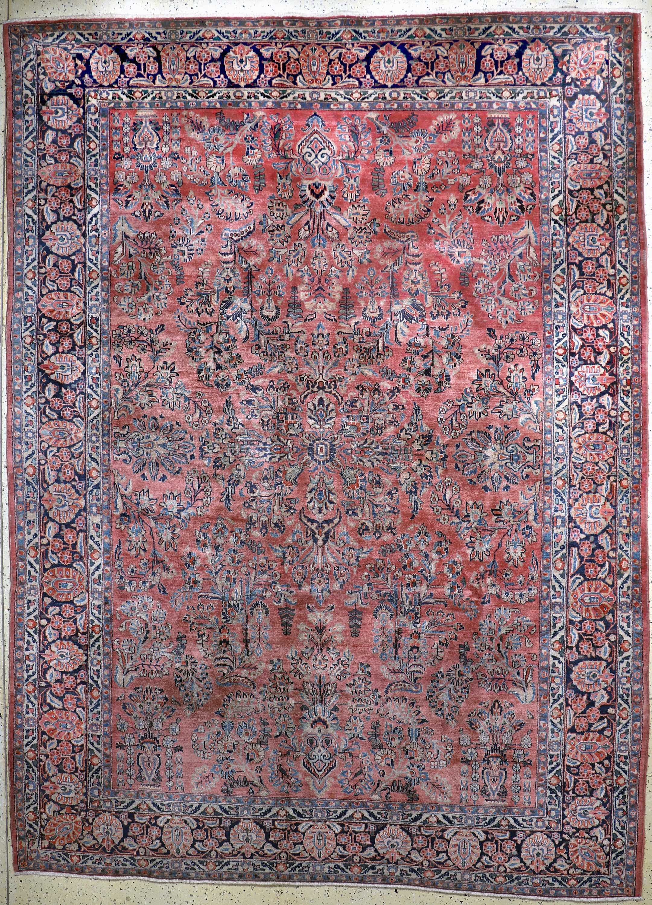 Image 27018031 - Us Re-Import Sarogh antik, Persien, um 1900, Wolle auf Baumwolle, ca. 360 x 266 cm, ...