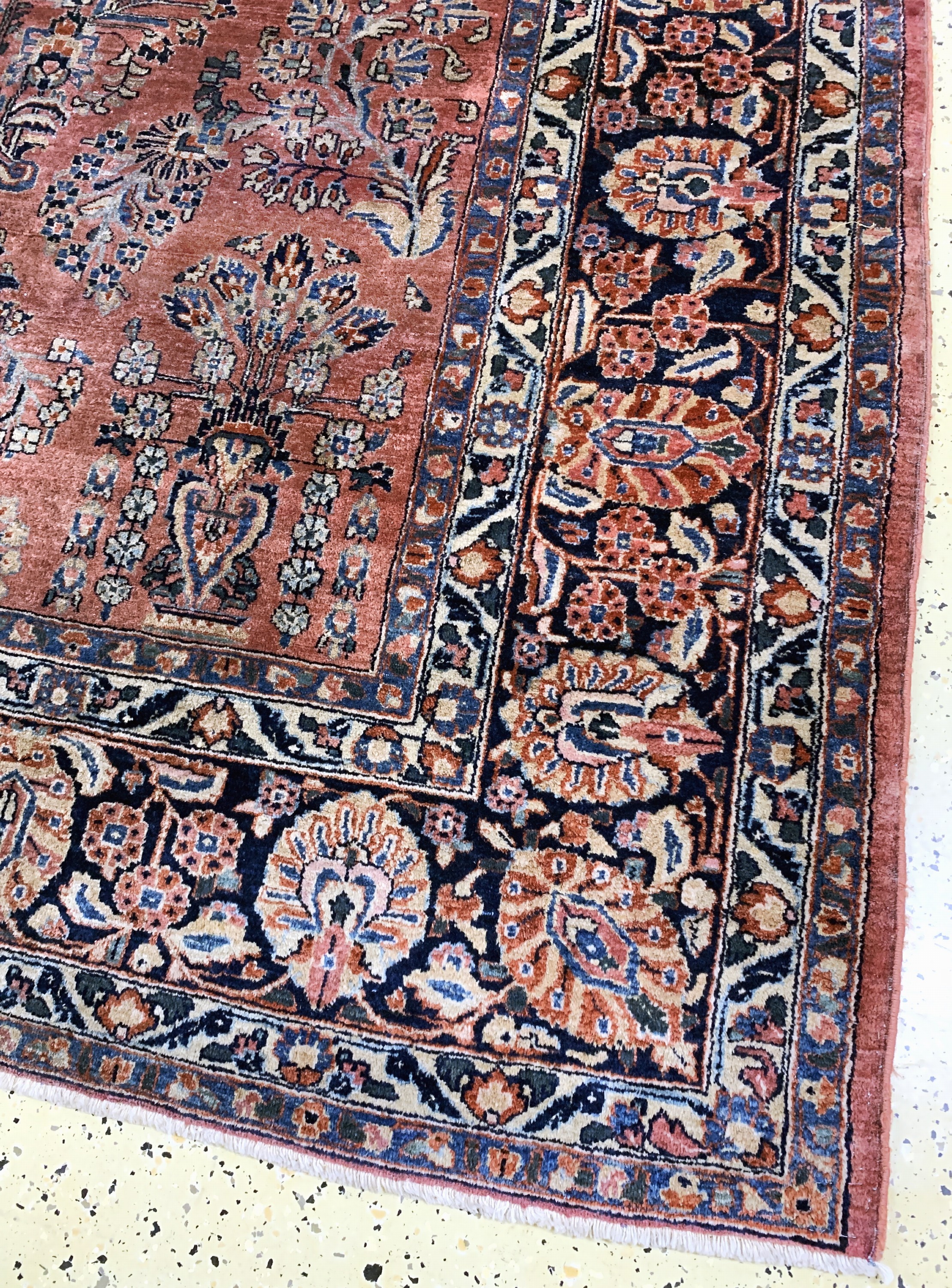 Detail a: Us Re-Import Sarogh antik, Persien, um 1900, Wolle auf Baumwolle, ca. 360 x 266 cm, EHZ: 2-3