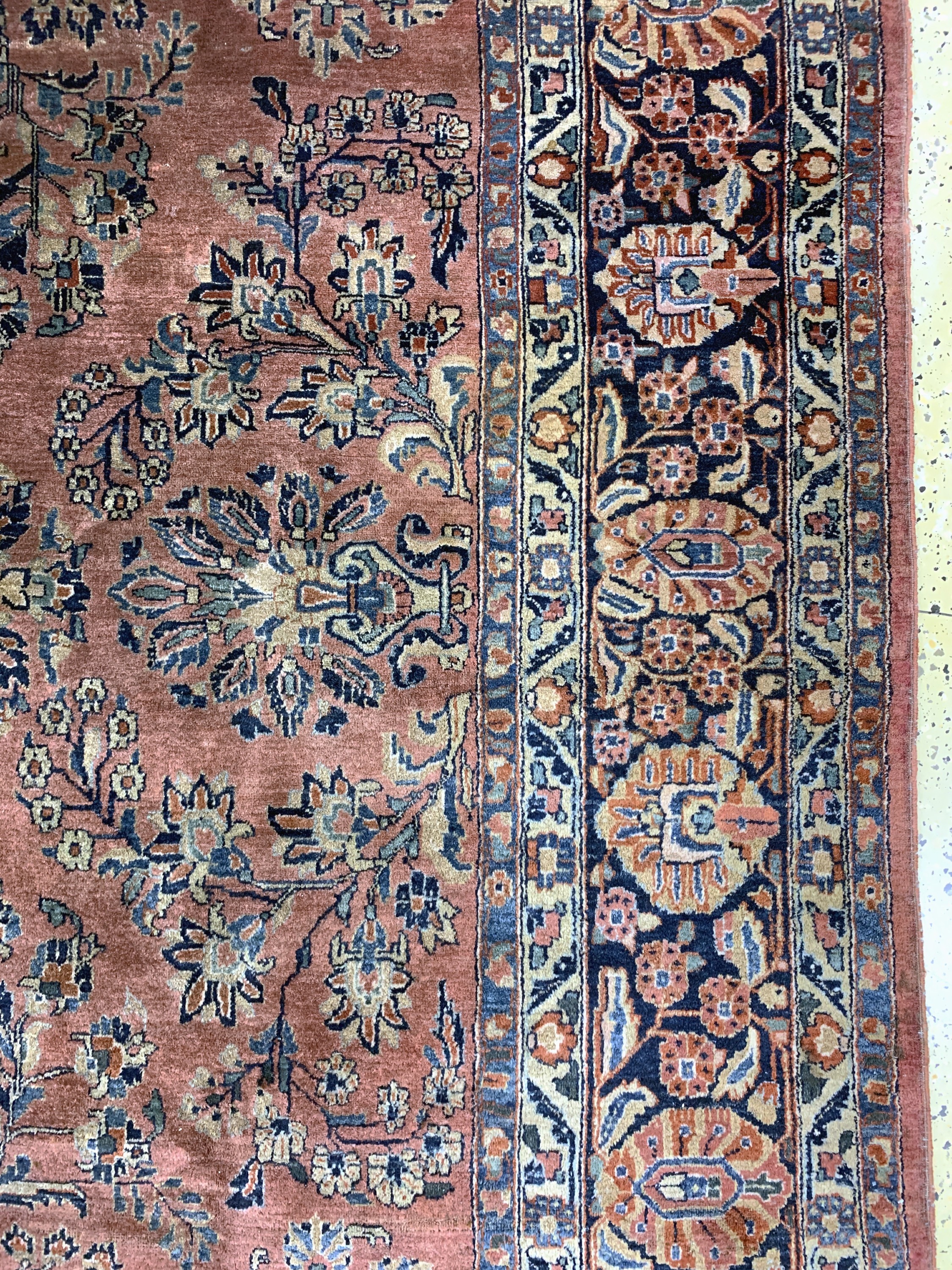 Detail f: Us Re-Import Sarogh antik, Persien, um 1900, Wolle auf Baumwolle, ca. 360 x 266 cm, EHZ: 2-3