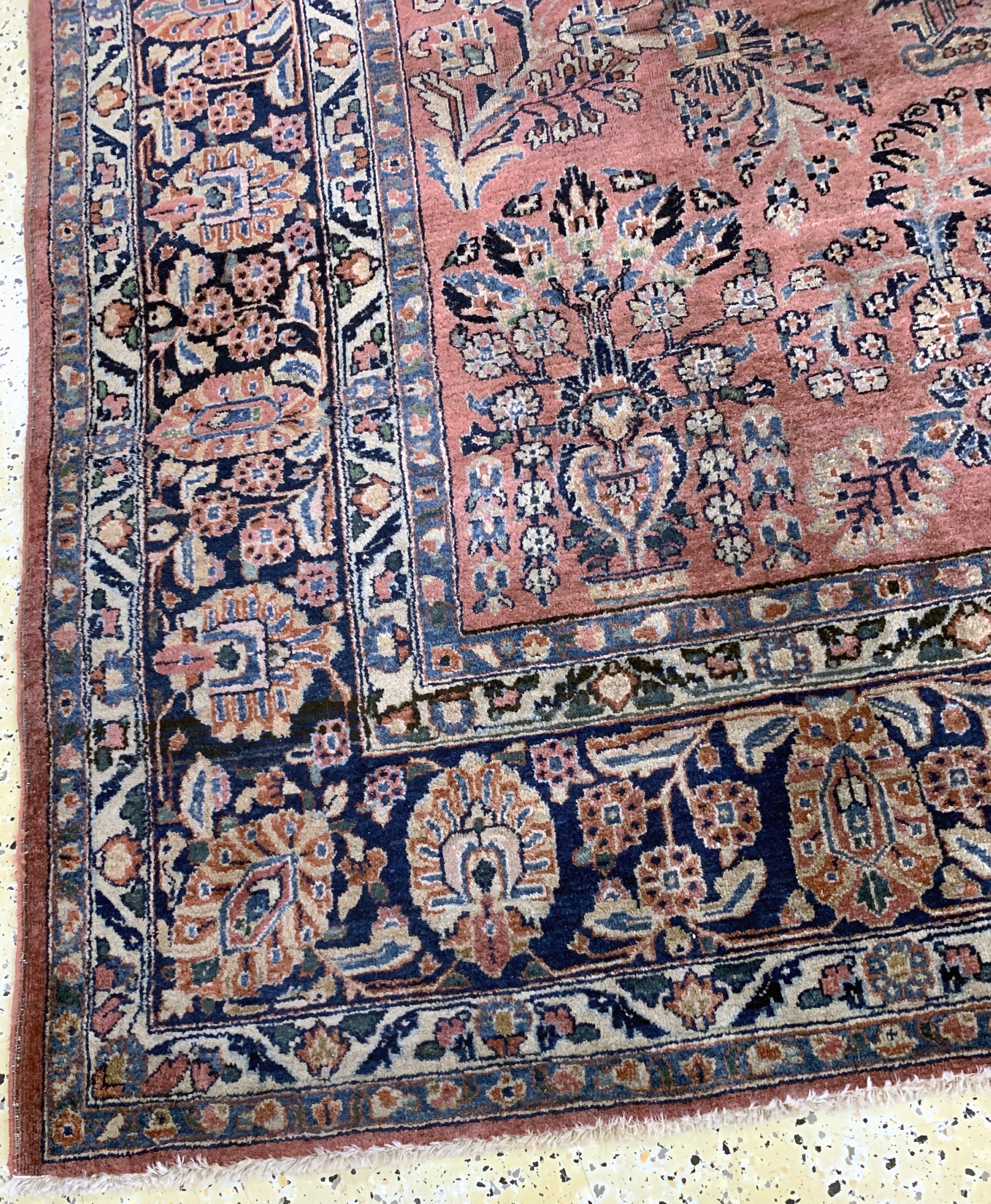 Detail i: Us Re-Import Sarogh antik, Persien, um 1900, Wolle auf Baumwolle, ca. 360 x 266 cm, EHZ: 2-3