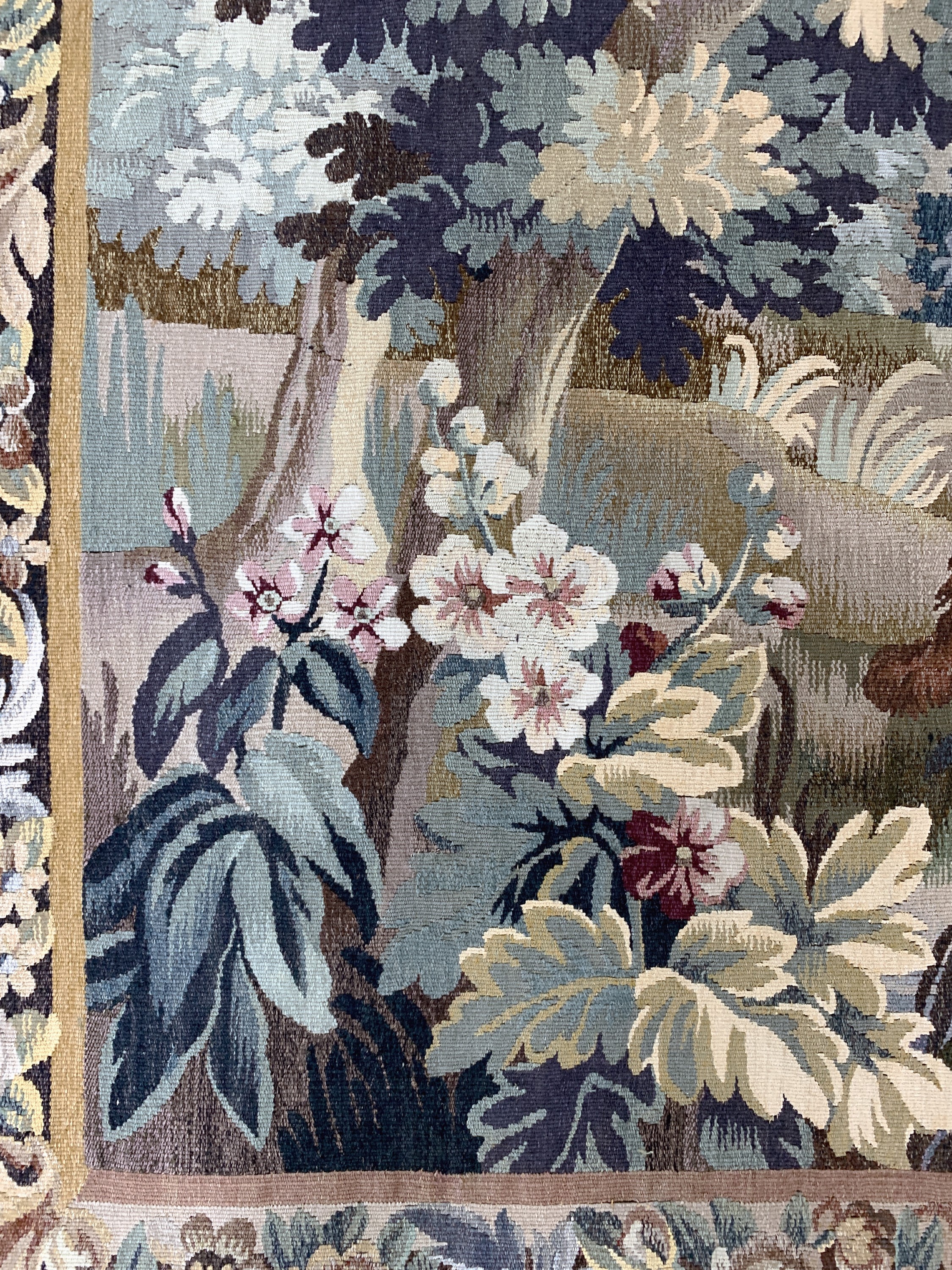 Detail e: Flandern"Tappiserie", Anfang 20.Jhd, Wolle auf Baumwolle, ca. 215 x 166 cm, EHZ: 2