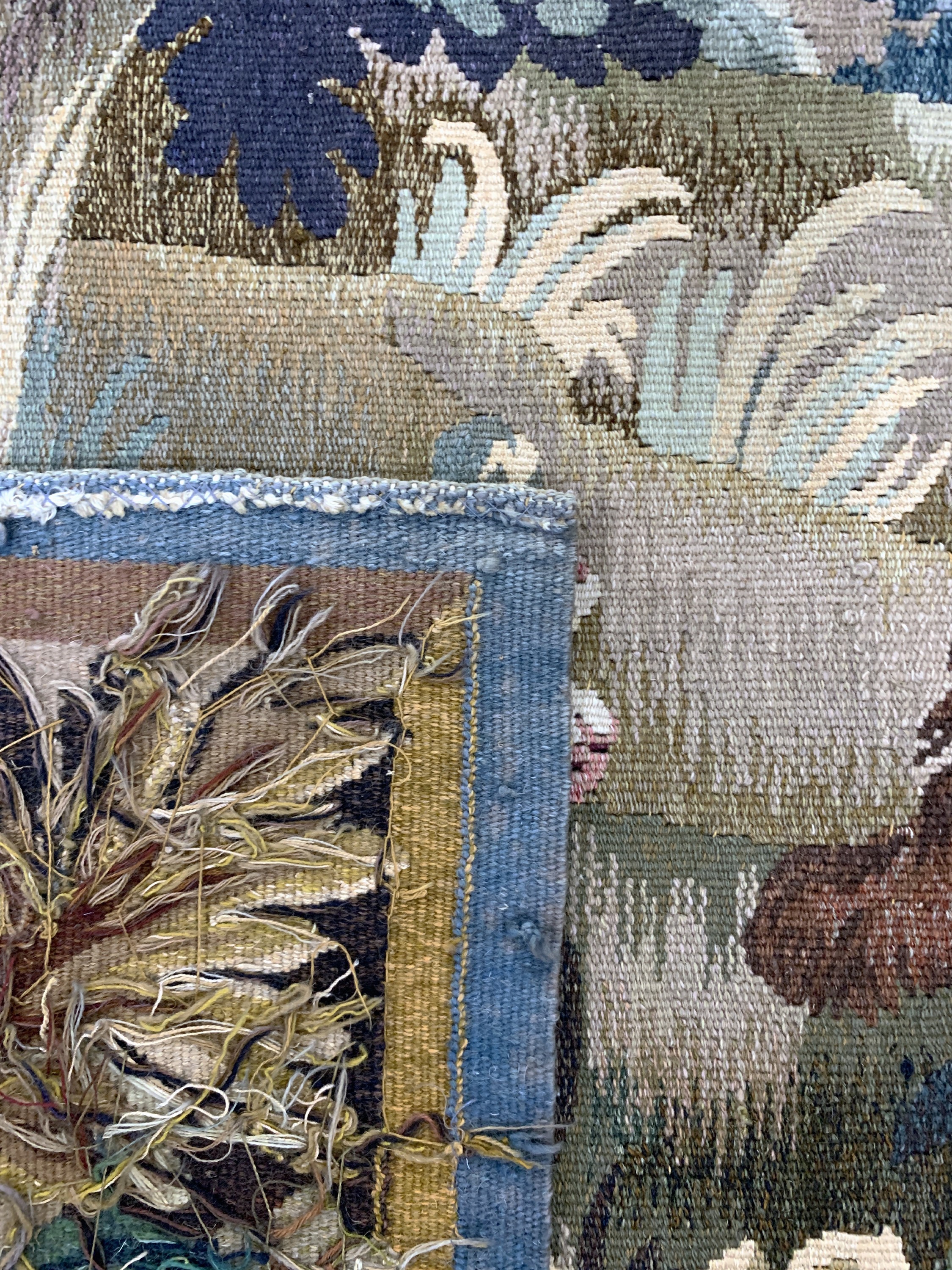 Detail f: Flandern"Tappiserie", Anfang 20.Jhd, Wolle auf Baumwolle, ca. 215 x 166 cm, EHZ: 2