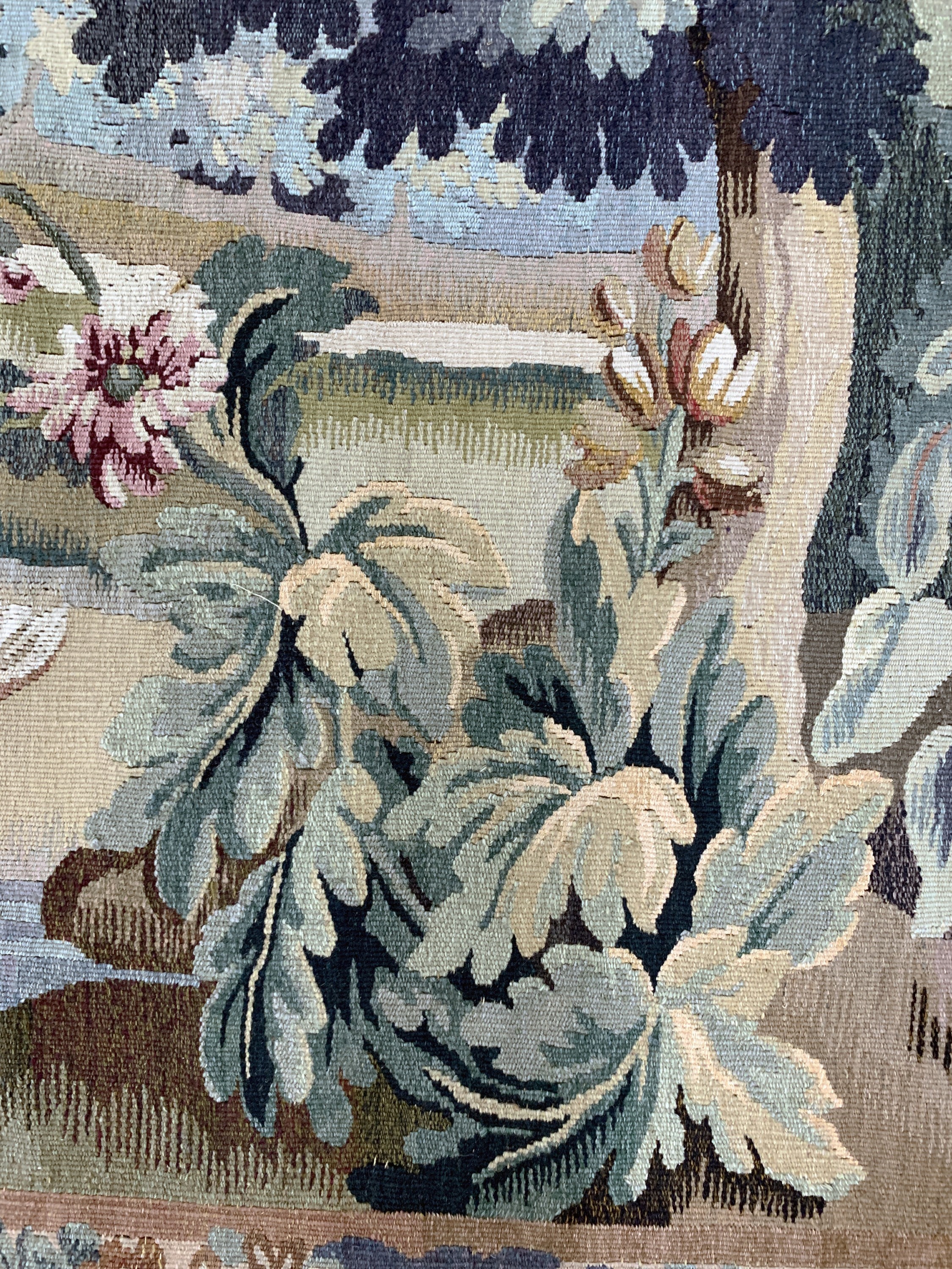 Detail g: Flandern"Tappiserie", Anfang 20.Jhd, Wolle auf Baumwolle, ca. 215 x 166 cm, EHZ: 2