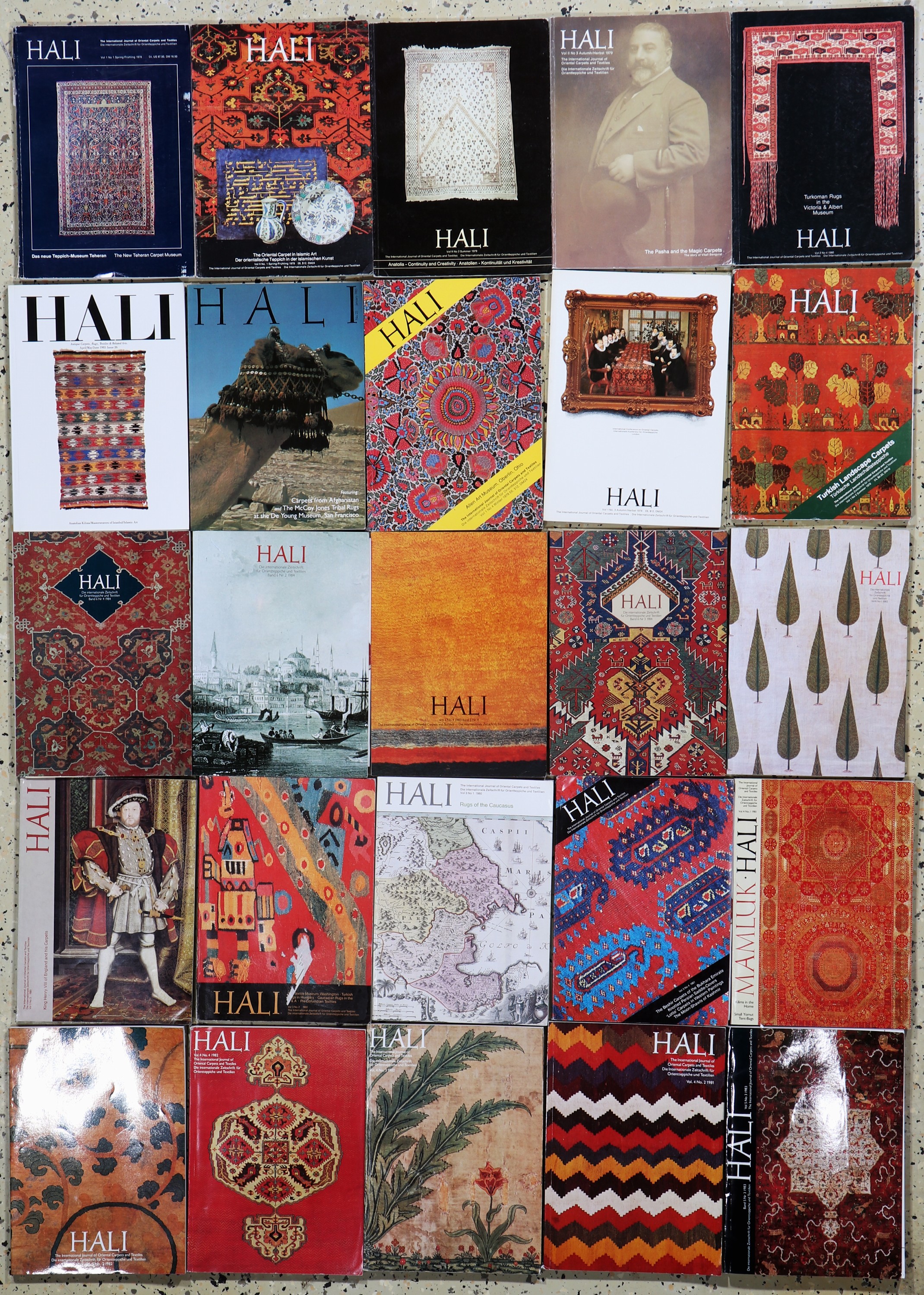 Image 27018051 - 25 alte Hali Magazine.