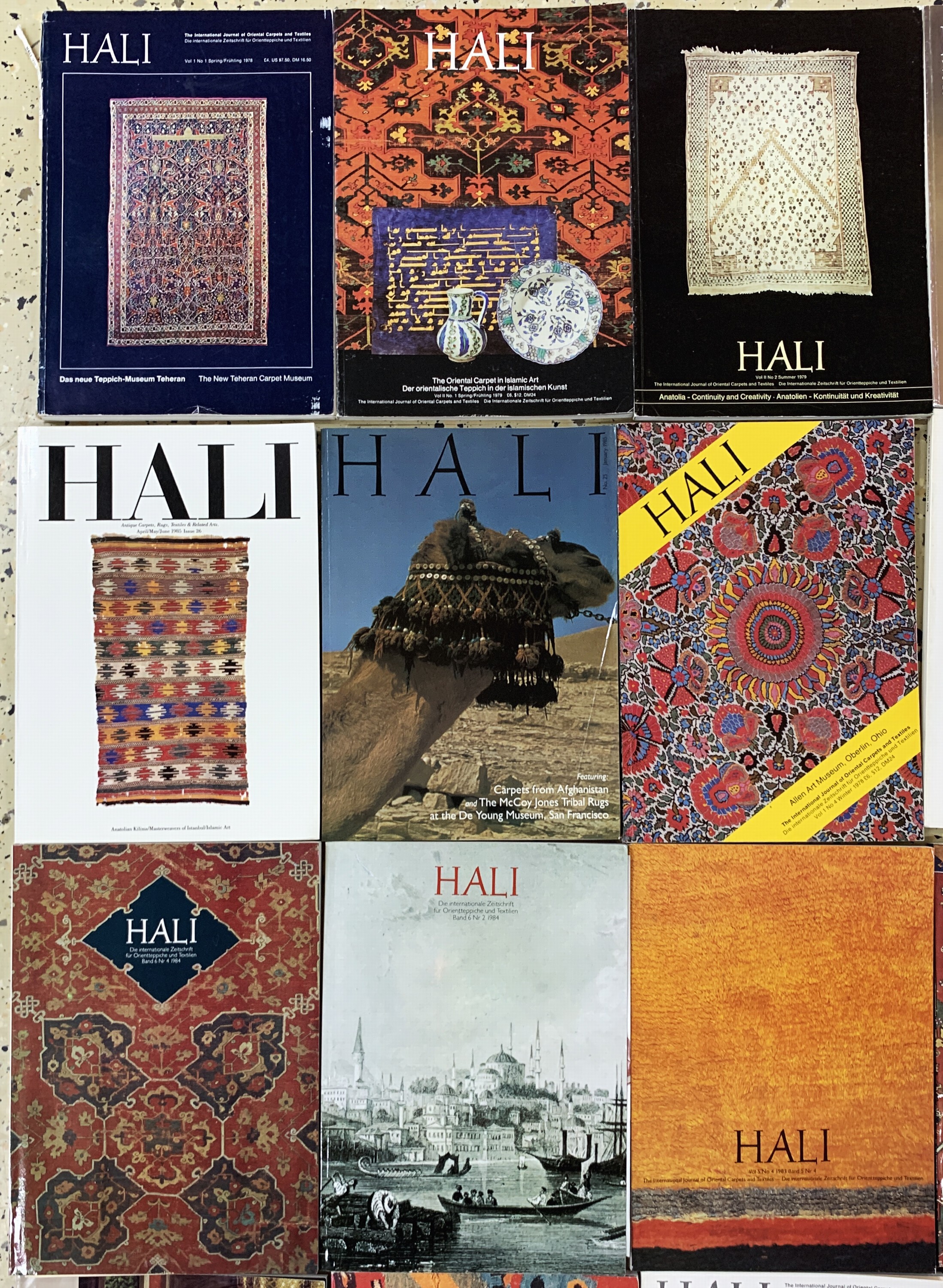 Detail a: 25 alte Hali Magazine.