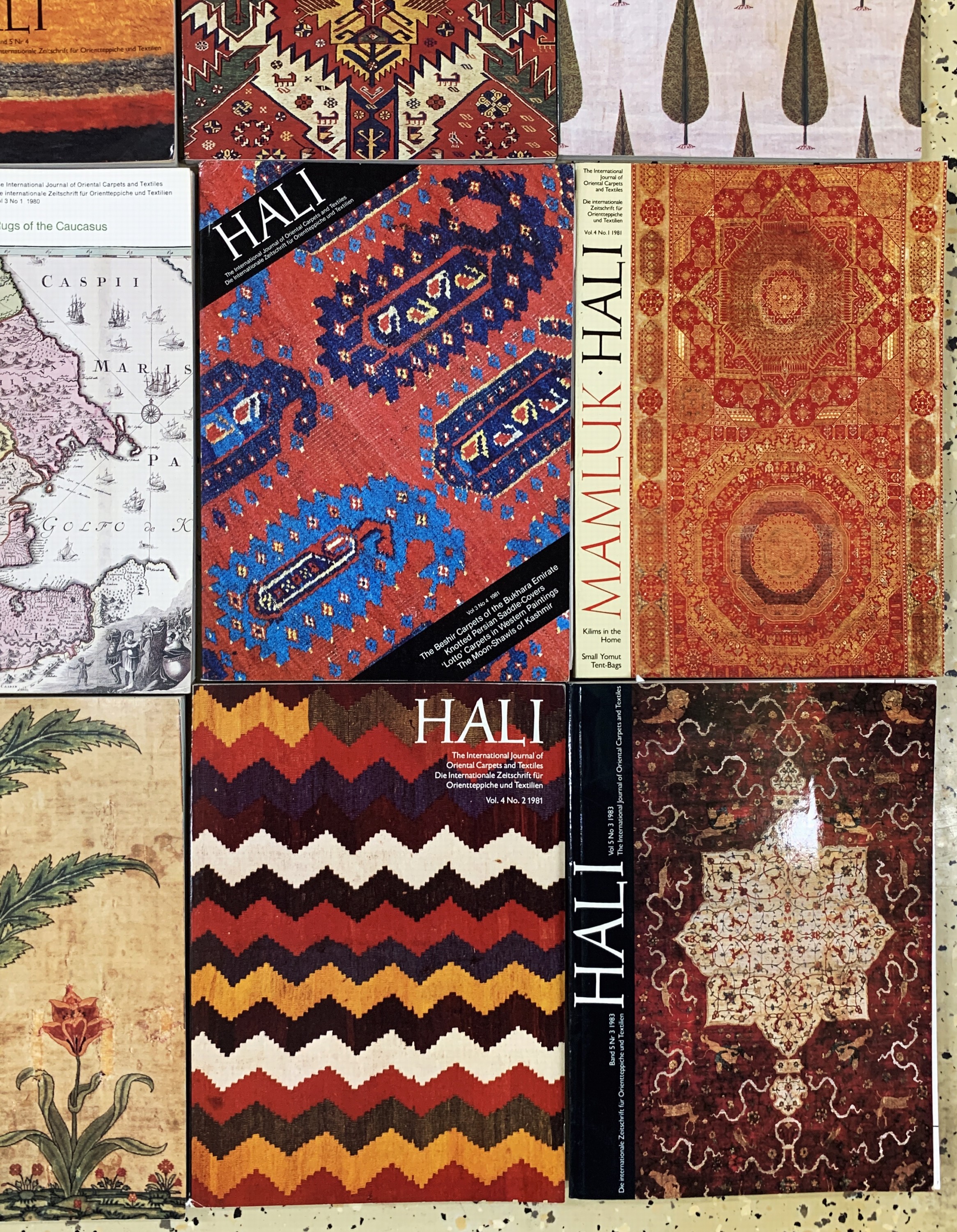 Detail d: 25 alte Hali Magazine.