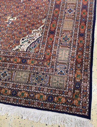 27018016g - Täbriz fein, Persien, Mitte 20.Jhd., Korkwolle mit Seide, ca. 383 x 295 cm, EHZ: 2 ...