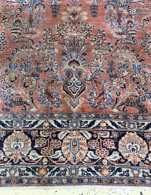 27018031b - Us Re-Import Sarogh antik, Persien, um 1900, Wolle auf Baumwolle, ca. 360 x 266 cm, ...