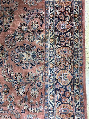 27018031f - Us Re-Import Sarogh antik, Persien, um 1900, Wolle auf Baumwolle, ca. 360 x 266 cm, ...