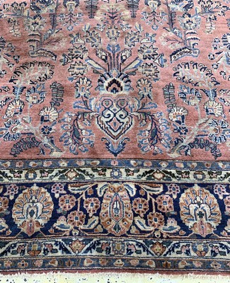 27018031h - Us Re-Import Sarogh antik, Persien, um 1900, Wolle auf Baumwolle, ca. 360 x 266 cm, ...