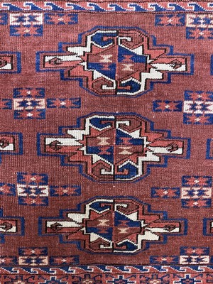27018034b - Yomud´Tschowal´antik, Turkmenistan, 19.Jhd,Wolle auf Wolle, ca. 104 x 77 cm, EHZ: 4