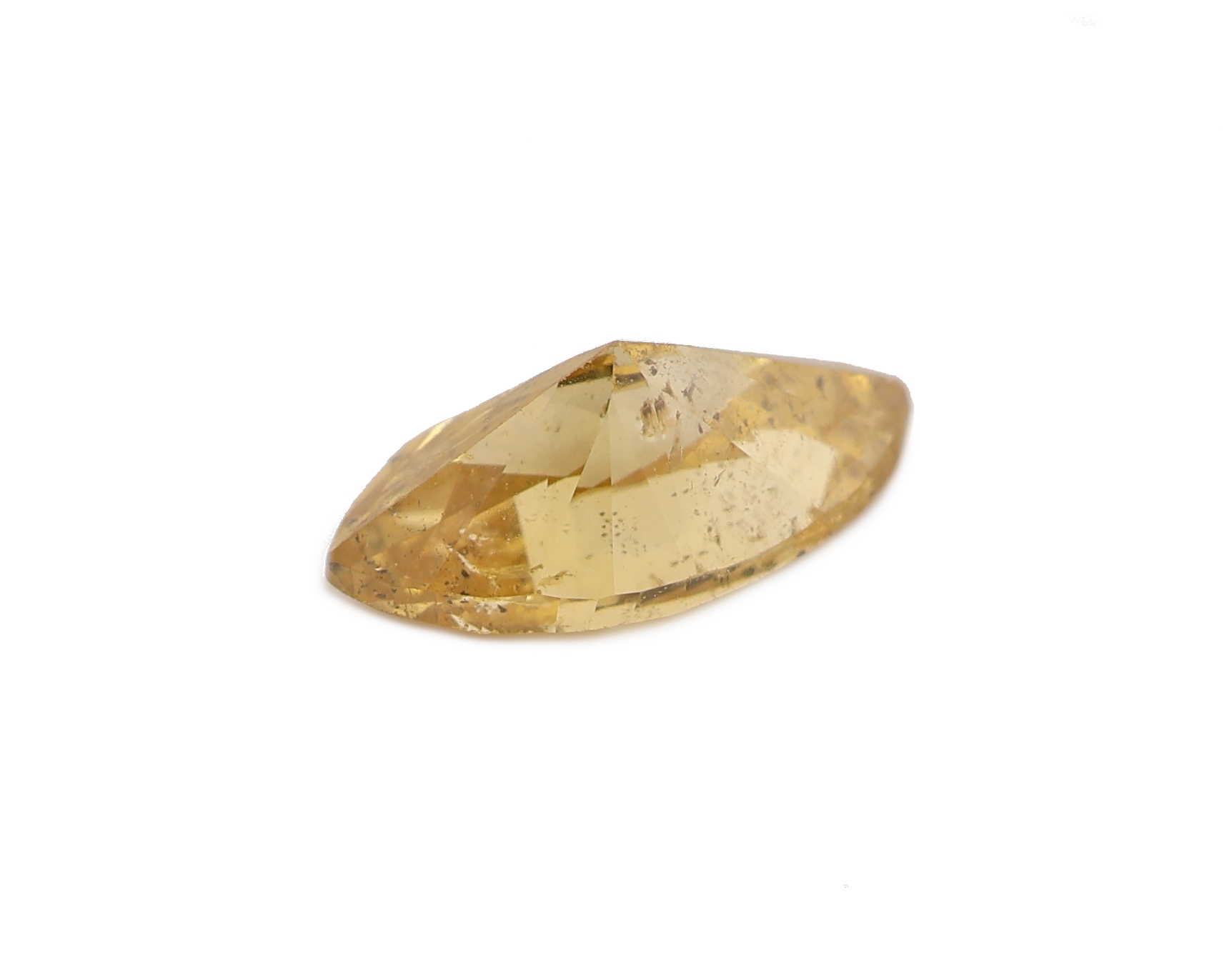 Detail a: Lose Diamant Navette 0.40 ct natural fancy intense orangy yellow, IGI Diamond Report 05/2019