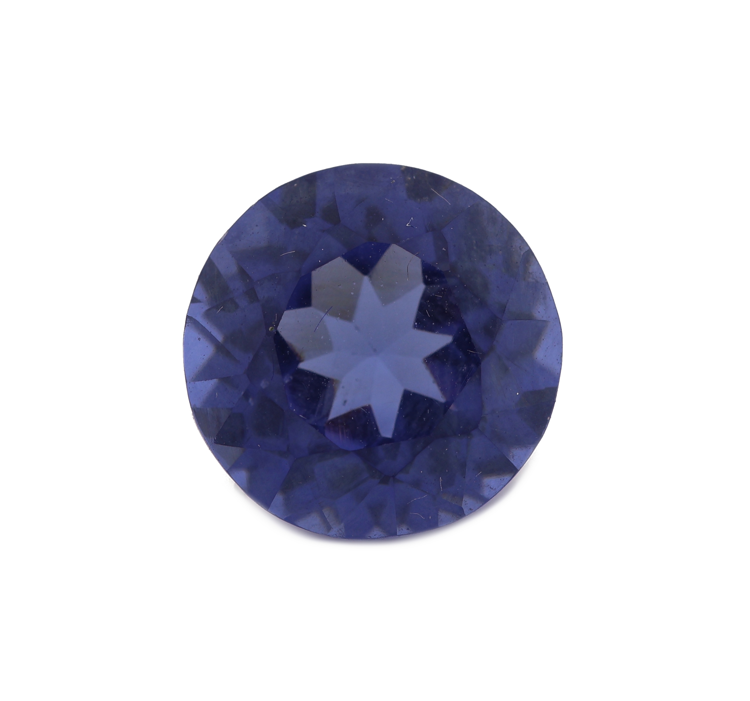 Image 27018876 - Loser Tansanit/Zoisite, blau, rundfacett., 10.00 ct, beh., GGL Zertifikat anbei ...