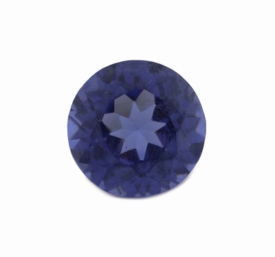 Image Loser Tansanit/Zoisite, blau, rundfacett., 10.00 ct, beh., GGL Zertifikat anbei ...