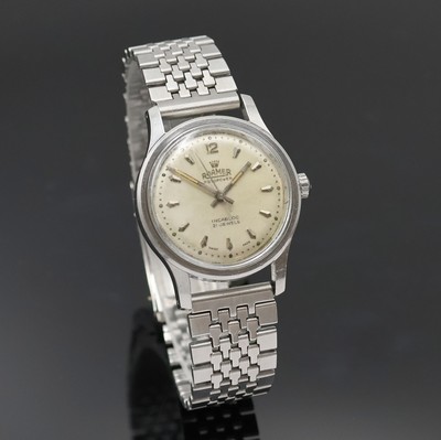 27018883b - ROAMER Rotopower Armbanduhr in Stahl Referenz 180459, Schweiz um 1960, Automatik, Boden ...