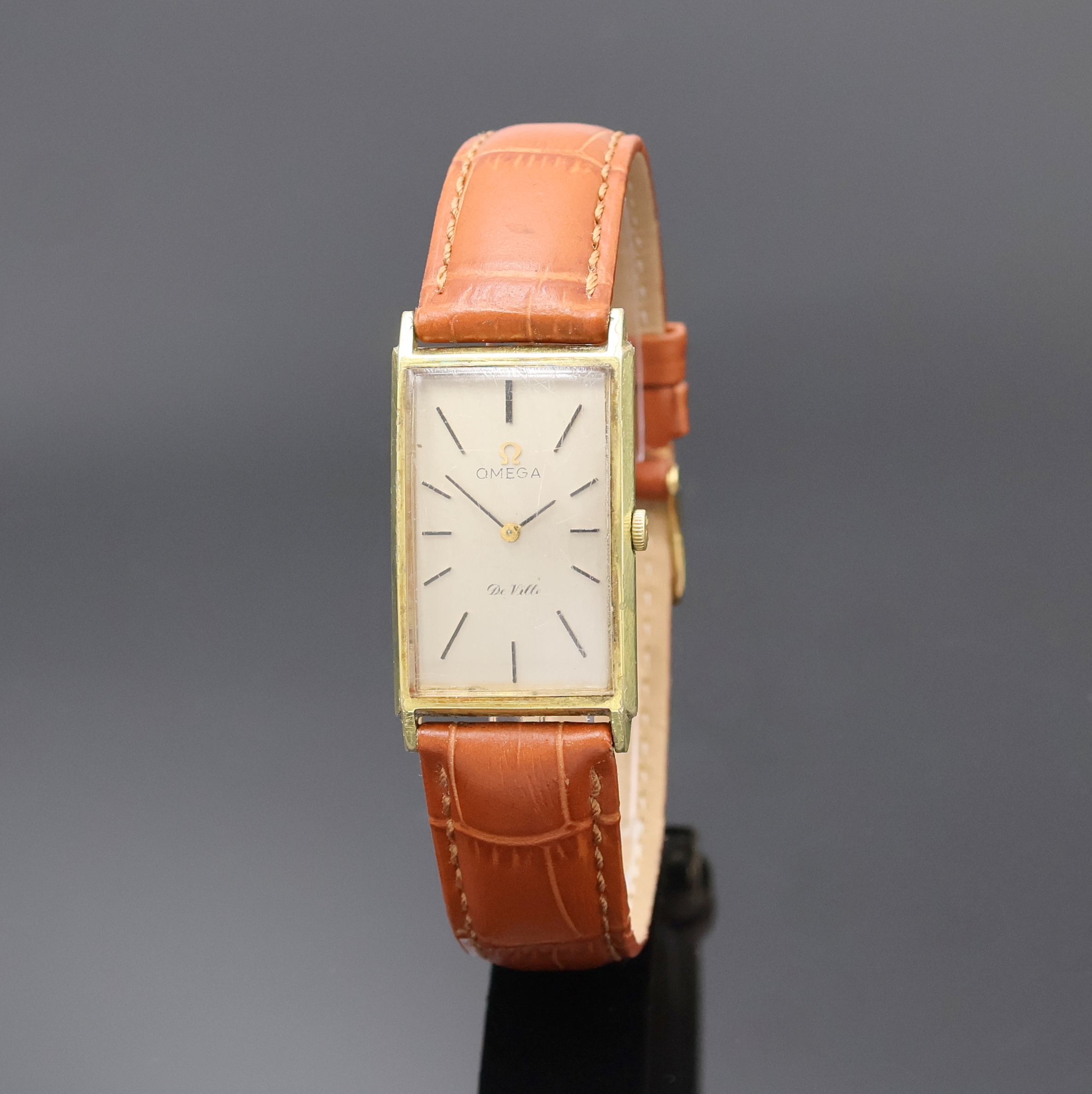 Image 27018917 - OMEGA De Ville Armbanduhr Referenz 111.016, Schweiz um 1965, Handaufzug, verg. Geh., ...