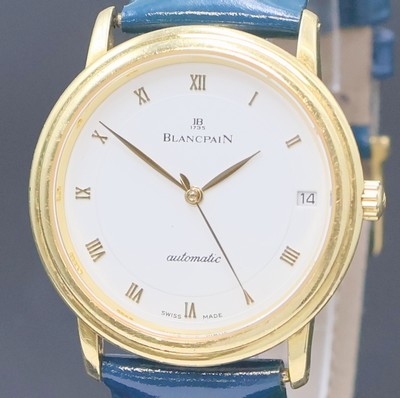 27018918a - BLANCPAIN hochfeine Herrenarmbanduhr Serie Villeret in GG 750/000, Automatik, Schweiz um ...