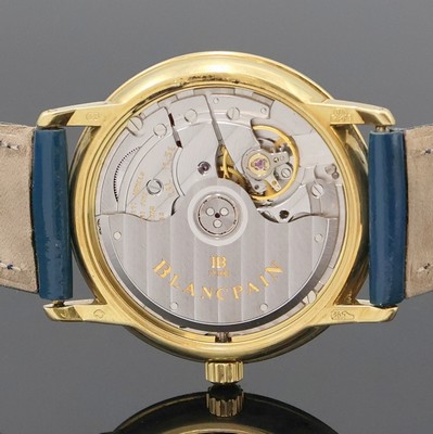 27018918h - BLANCPAIN hochfeine Herrenarmbanduhr Serie Villeret in GG 750/000, Automatik, Schweiz um ...