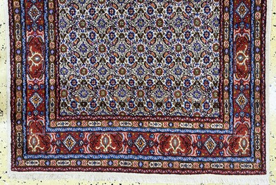 27019063d - 2 Lots Mud, Persien, Ende 20.Jhd, Wolle aufBaumwolle, ca. 154 x 96 cm & ca. 80 x 60 cm, ...