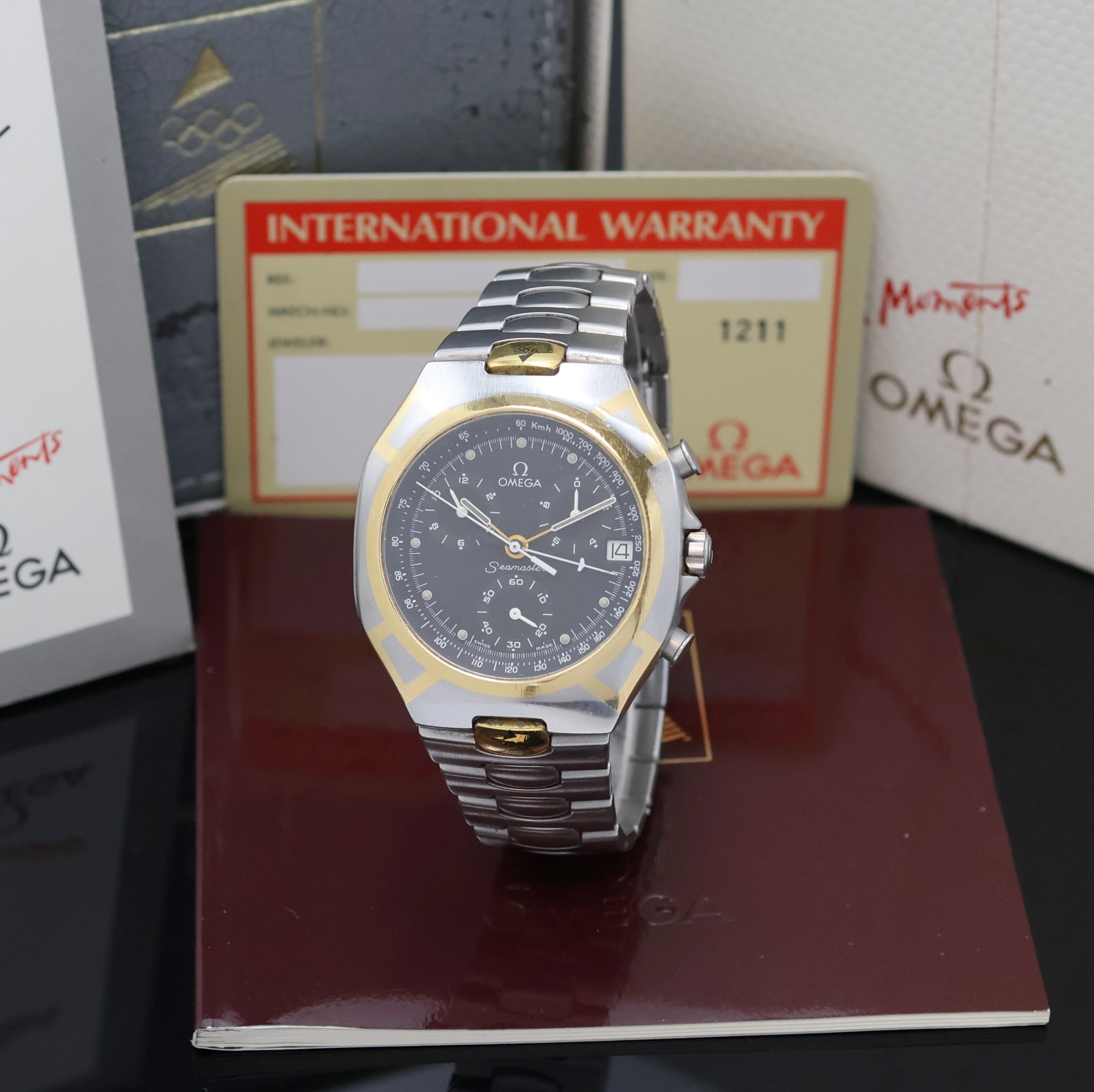 Image 27019192 - OMEGA Seamaster Polaris auf 3000 Stück limitierter Olympia-Armbandchronograph ...