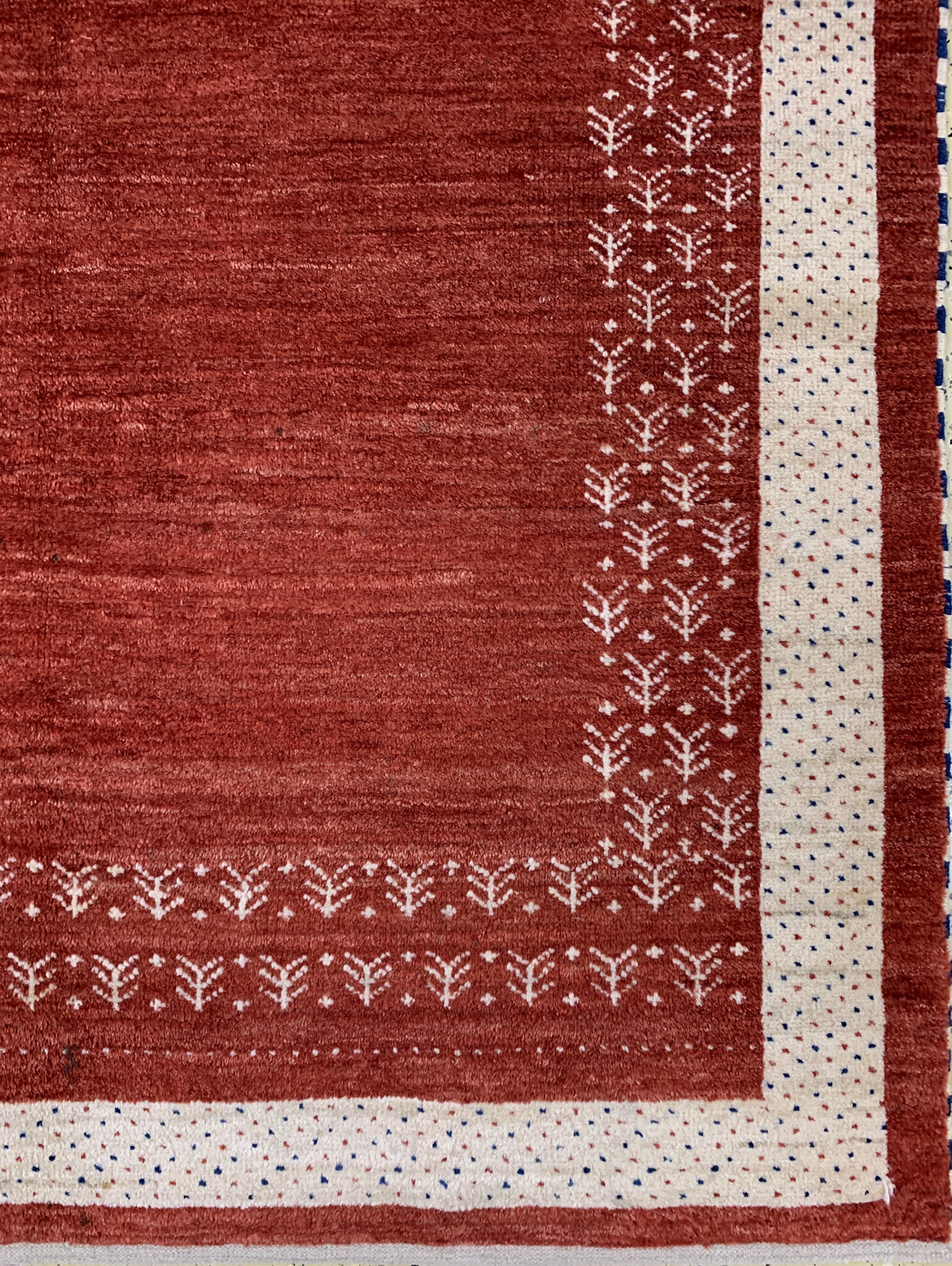 Detail a: Gabbeh, Indien, Ende 20.Jhd., Wolle auf Wolle, ca. 216 x 147 cm, EHZ: 1-2
