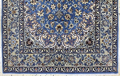 27019194b - Esfahan fein, Persien, Ende 20.Jhd., Korkwolle auf Seide, ca. 167 x 106 cm, EHZ: 2 ...