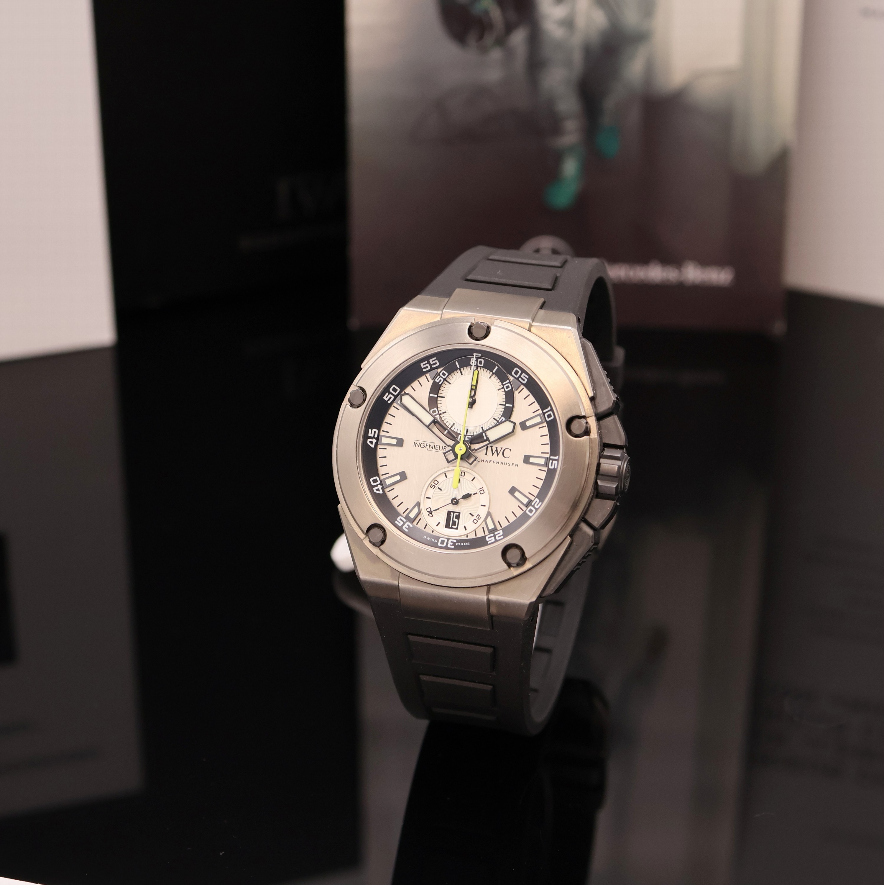 Image 27019201 - IWC seltene, auf 250 Stück limitierter Armbandchronograph Edition Nico Rosberg Referenz ...
